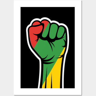 Black Power Fist, African Flag, Black History Month, Black Lives Matter, African American History Posters and Art